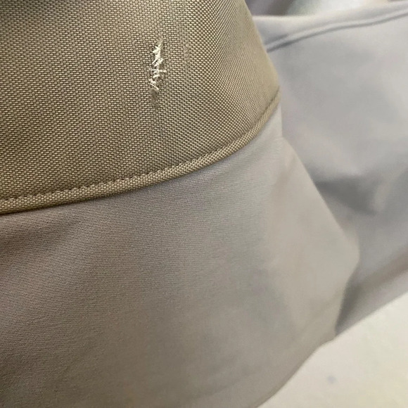 Patagonia Womens Ski hiking Pants Size 8 beige khaki green‎ with suspenders - Picture 10 of 16